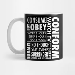 They Live Obey Consume Mug